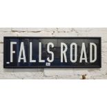 ORIGINAL FRAMED TRAM SIGN - FALLS ROAD