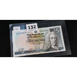 ROYAL BANK OF SCOTLAND £5 NOTE