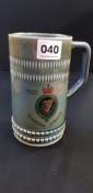 RUC 1922-1982 TANKARD BY IRISH WADE PORCELAIN