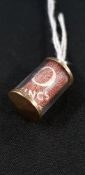 9CT GOLD 10 SHILLING CHARM
