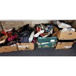 LARGE QUANTITY OF NEW AND USED DESIGNER SHOES AND BOOTS