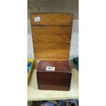 2 WOODEN BOXES