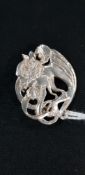 SILVER ART NOUVEAU BROOCH