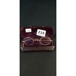 VICTORIAN SPECTACLES IN CASE