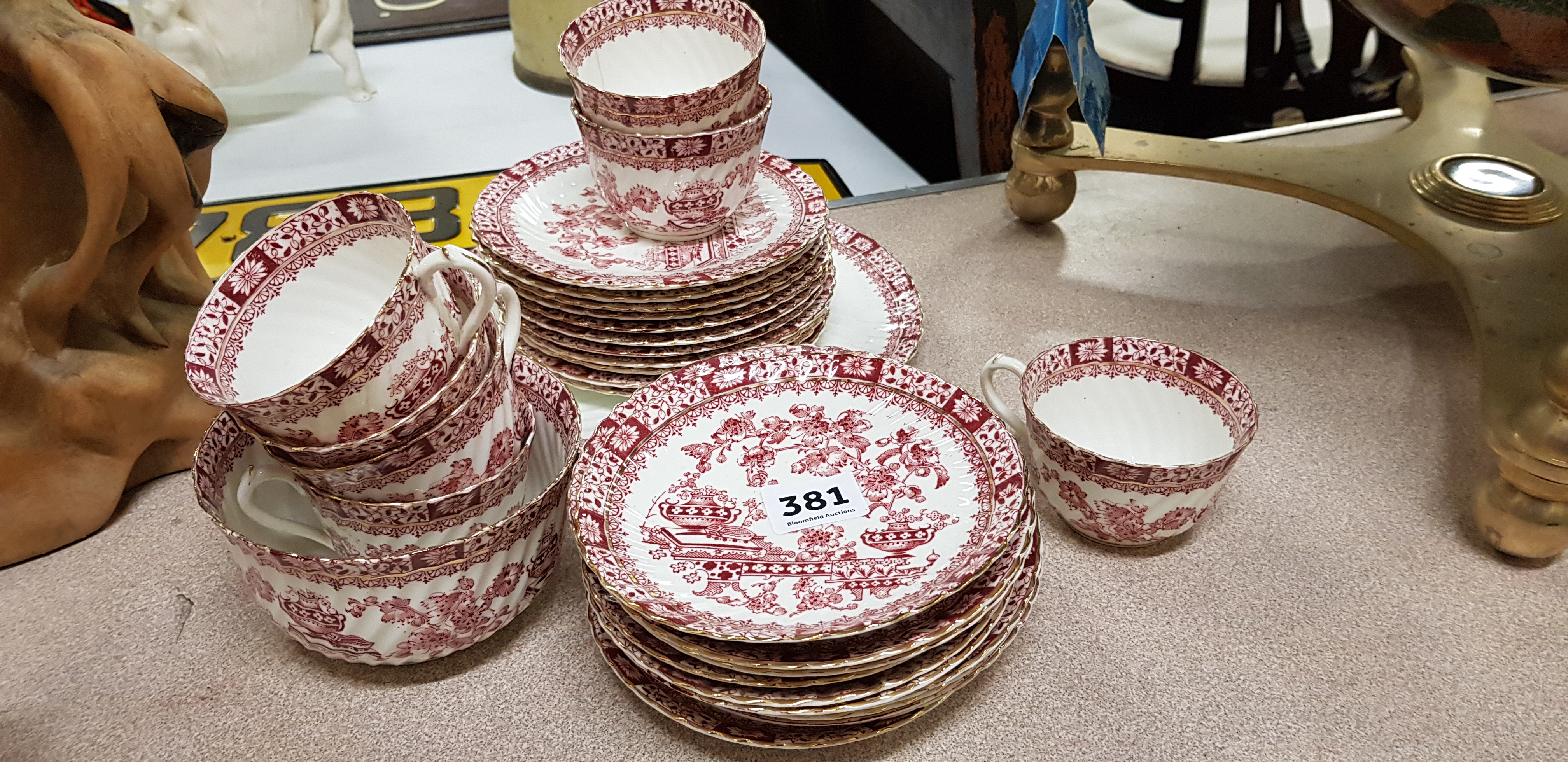 BLAIRS ANTIQUE CHINA TEASET