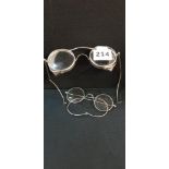 2 PAIRS OF VINTAGE SPECTACLES