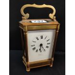 VICTORIAN CARRIAGE CLOCK - WEIR DUBLIN