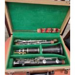 ANTIQUE BOOSEY AND HAWKS REGENT CLARINET IN ORIGINAL CASE NO.157848