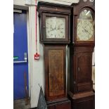 VICTORIAN GRANDFATHER CLOCK T.HERON NEWTOWNARDS