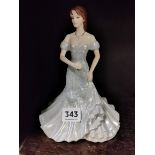 COALPORT FIGURE - SENTIMENTS SILVER ANNIVERSARY