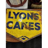 ORIGINAL LYONS CAKE SIGN