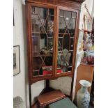 EDWARDIAN CORNER CABINET