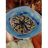 BEAUTIFUL ART DECO DAUM AND NANCY BOWL - 11' DIAMETER X 5.5' HIGH - has a had a repair