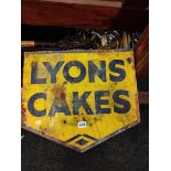 ORIGINAL LYONS CAKE SIGN