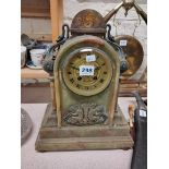 VICTORIAN MARBLE MANTLE CLOCK