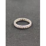 GOLD AND DIAMOND FULL ETERNITY RING