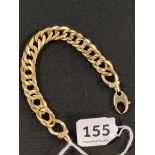 18CT GOLD BRACELET 34G