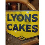 ORIGINAL LYONS CAKE SIGN