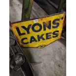 ORIGINAL LYONS CAKE SIGN