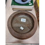 HEAVY CAST IRON SIROCCO WORKS DISH