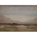 PERCY FRENCH - WATERCOLOUR - LANDSCAPE 5' X 7'