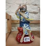 ANTIQUE ORIENTAL PORCELAIN FIGURINE