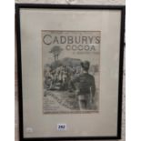 FRAMED CADBURY ADVERT