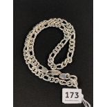 HEAVY SILVER CURB CHAIN