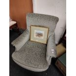 VICTORIAN FIRESIDE CHAIR