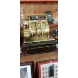 HEAVY ANTIQUE NATIONAL CASH REGISTER