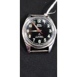 VINTAGE MECHANICAL BRITISH ARMY WATCH WITH LUMINOUS DIAL