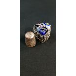 PILL BOX AND THIMBLE