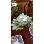 LARGE CARVED PIECE OF JADE