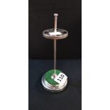 SILVER HATPIN STAND ON CIRCULAR BASE 7' HALLMARK BIRMINGHAM 1948 104G