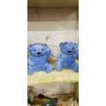 PAIR OF WADE BEAR MONEY BOXES