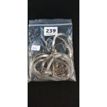 BAG OF SILVER ITEMS