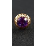 ANTIQUE 22CT GOLD RING (TESTED TO)