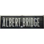 ORIGINAL TRAM SIGN ALBERT BRIDGE
