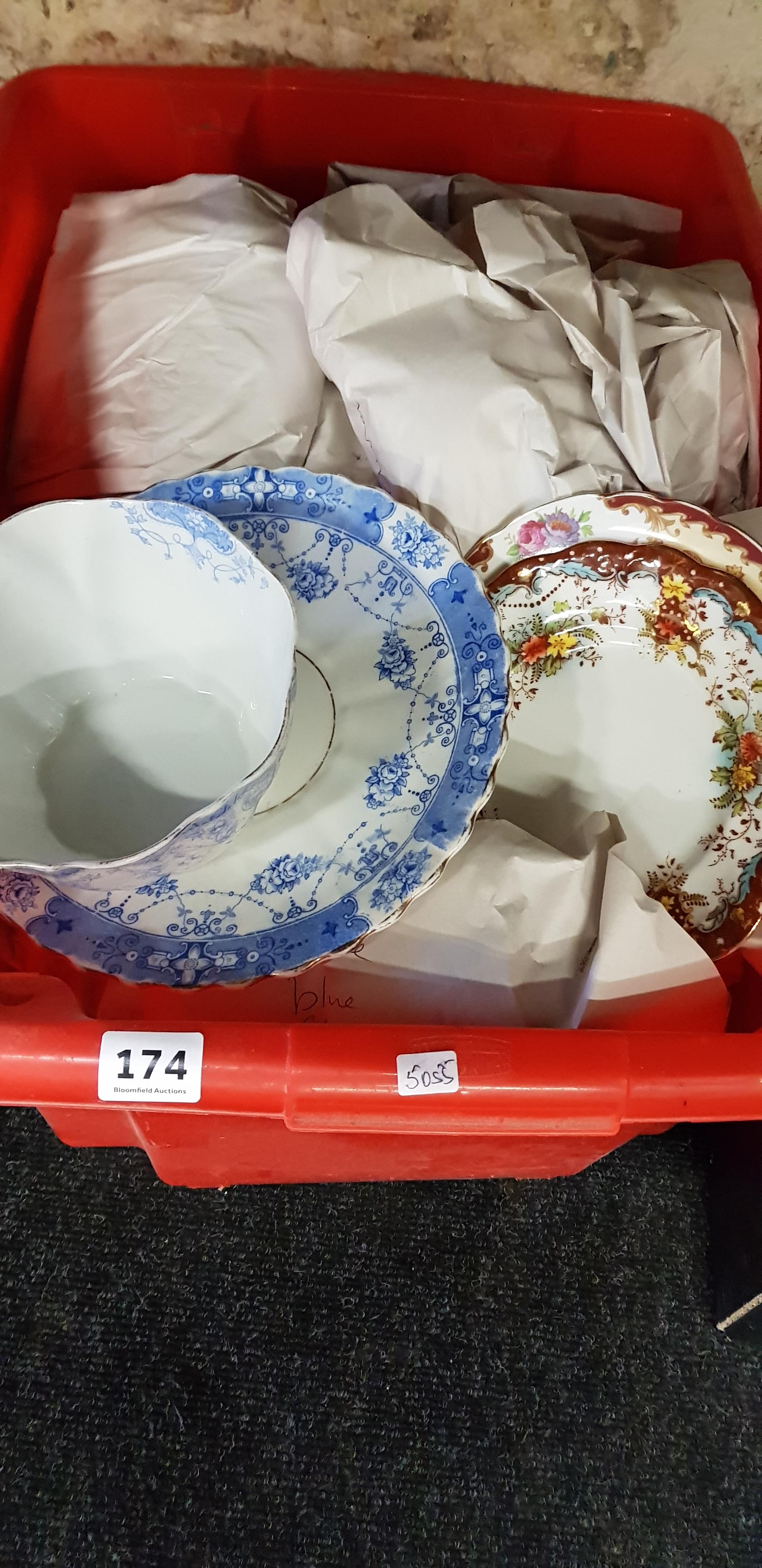 VICTORIAN WELLINGTON CHINA TEASET AND 1 OTHER