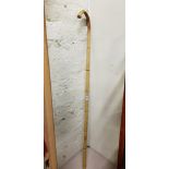 OLD BAMBOO WALKING STICK