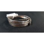 2 SILVER BANGLES