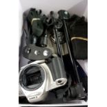 CANON CAMERA, MAMIYA GEARED HEAD AND OTHER ACCESSORIES