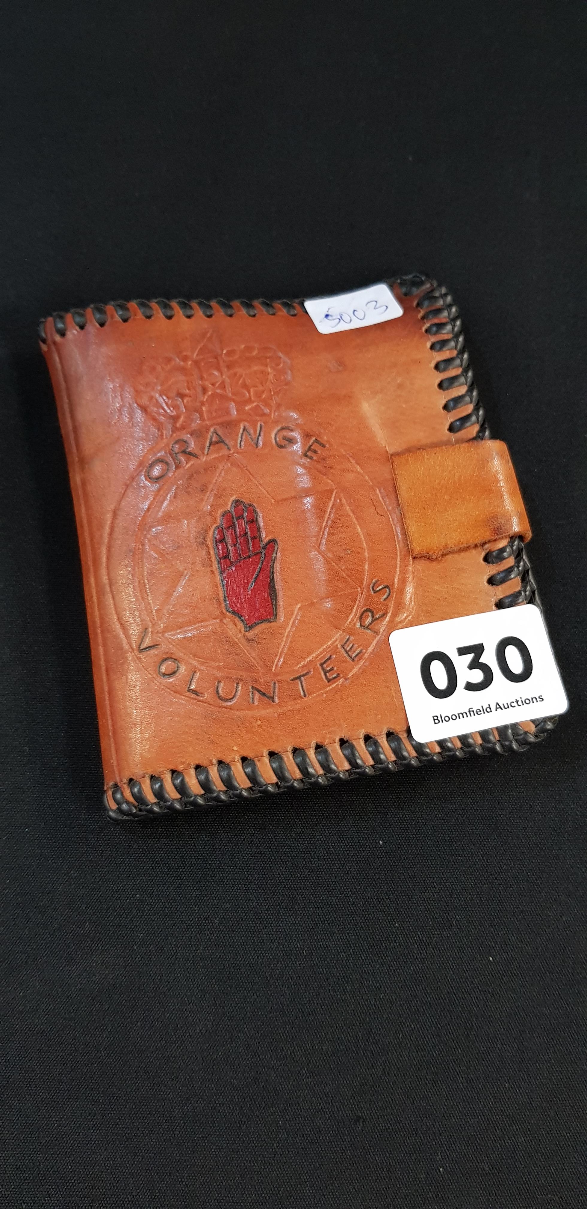 PRISON ART ORANGE VOLUNTEERS WALLET