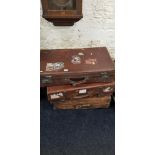 3 VINTAGE SUITCASES