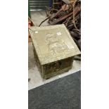 BRASS COAL BOX