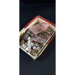 BOX OF ASSORTED COINS