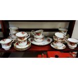 ROYAL ALBERT COUNTRY ROSE TEASET