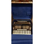 CASED HOHNER ACCORDIAN