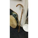 OLD DECORATED WALKING STICK