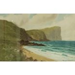 W.MCBROOM WATERCOLOUR FAIR HEAD CO.ANTRIM 9X5.5